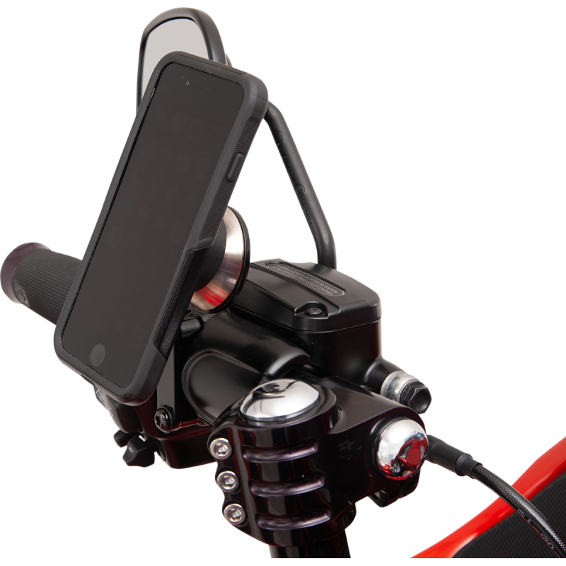 Handlebar Perch Mount Kit Left Hand Black