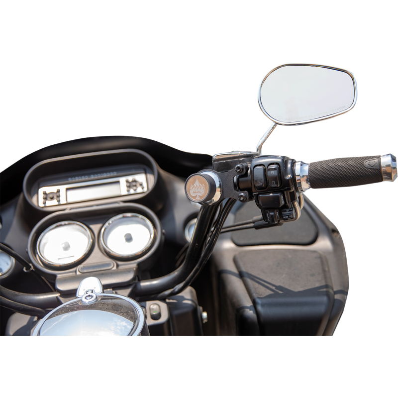 Handlebar Perch Mount Kit Chrome