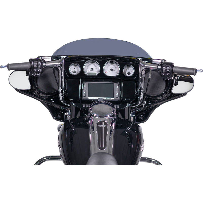 EZ Install 1 1/4" Pointed Top Handlebar Chrome 12" Rise