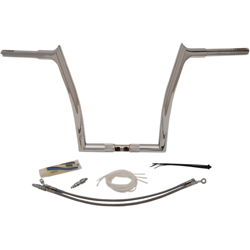 EZ Install 1 1/4" Pointed Top Handlebar Chrome 14" Rise