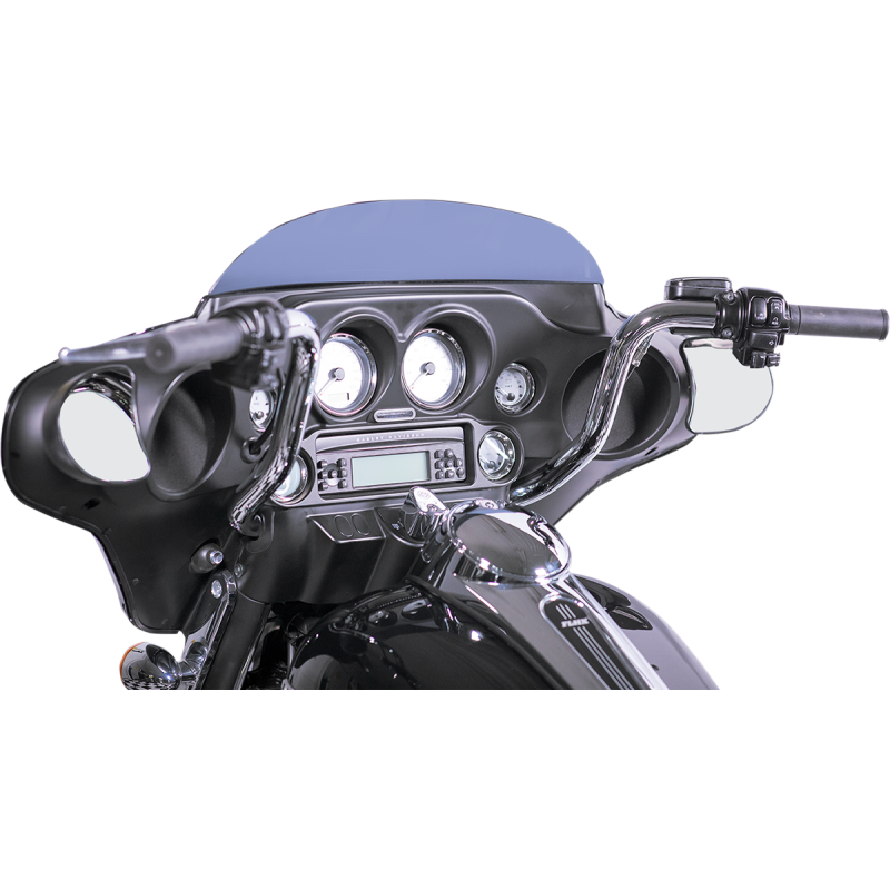 EZ Install 1 1/4" Round Top Handlebar Chrome 12" Rise