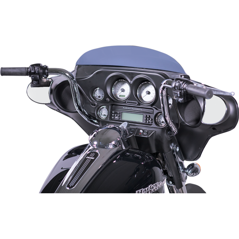 EZ Install 1 1/4" Round Top Handlebar Chrome 12" Rise