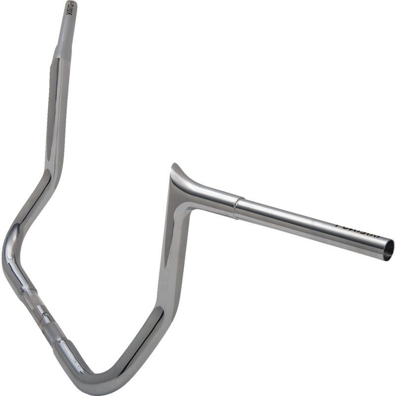 EZ Install 1 1/4" Pointed Top Handlebar Chrome 12" Rise