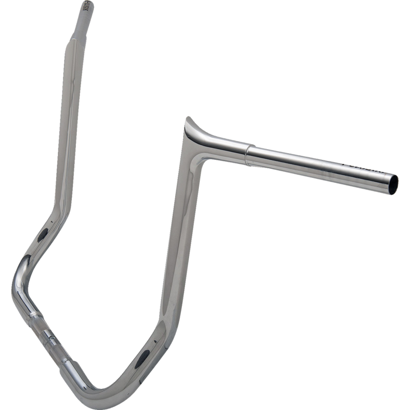 EZ Install 1 1/4" Pointed Top Handlebar Chrome 16" Rise