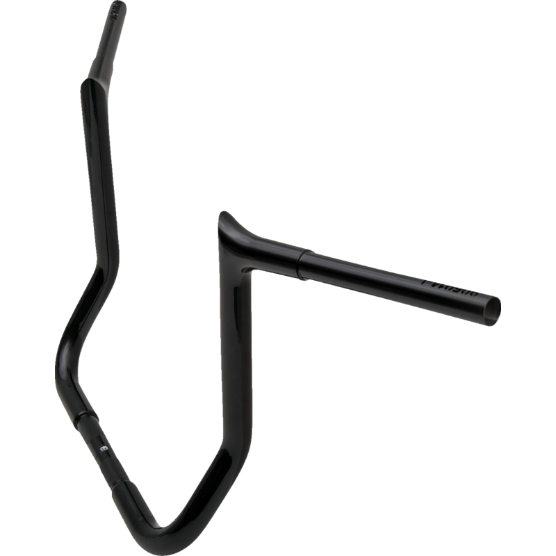 EZ Install 1 1/4" Pointed Top Handlebar Gloss Black 14" Rise