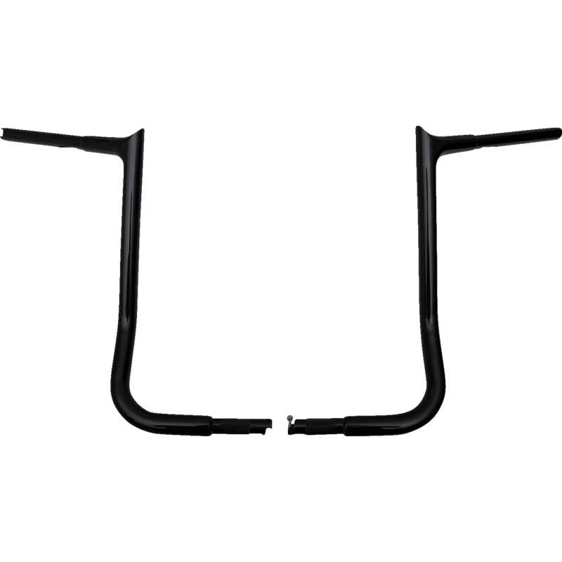 EZ Install 1 1/4" Pointed Top Handlebar Gloss Black 16" Rise