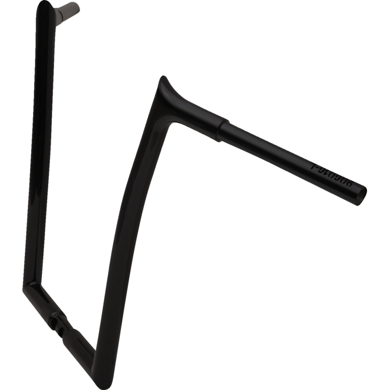 EZ Install 1 1/4" Pointed Top Handlebar Gloss Black 16" Rise