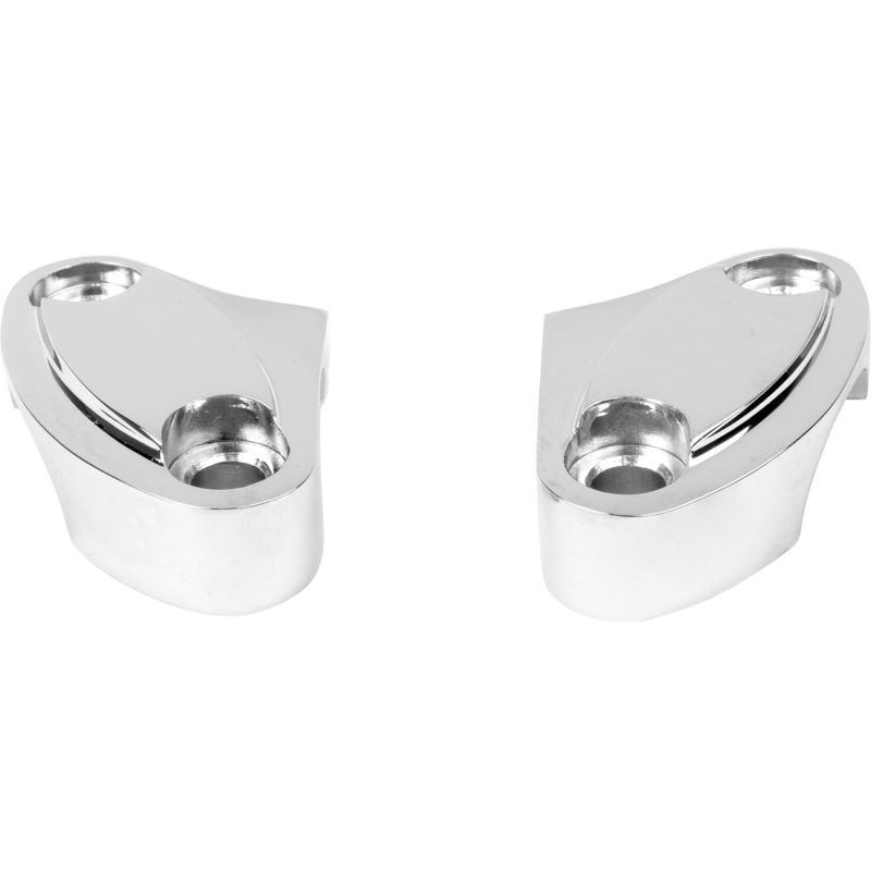 Handlebar Riser Clamps - Chrome