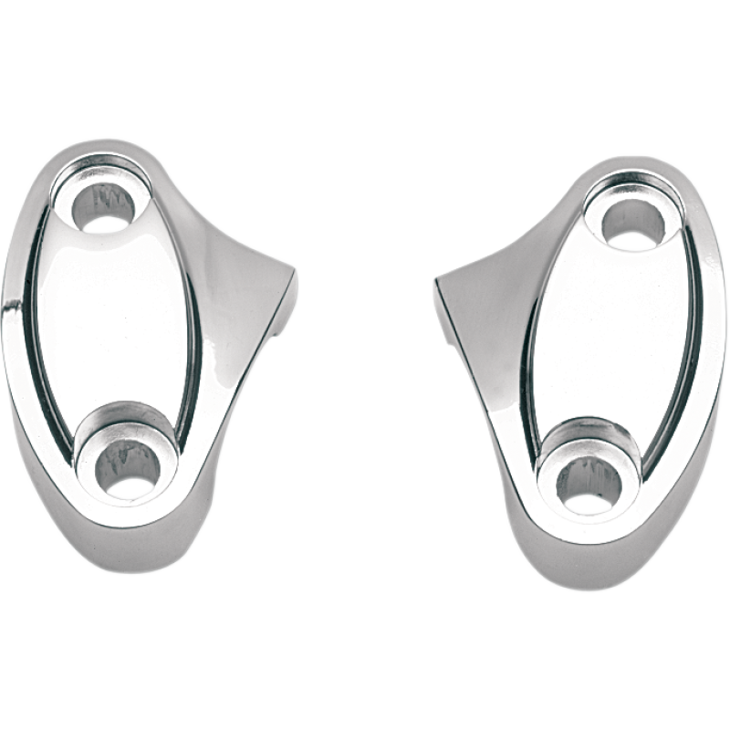 Handlebar Riser Clamps - Chrome