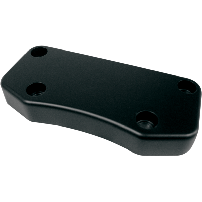 Billet Top Handlebar Clamp Blackout Smooth