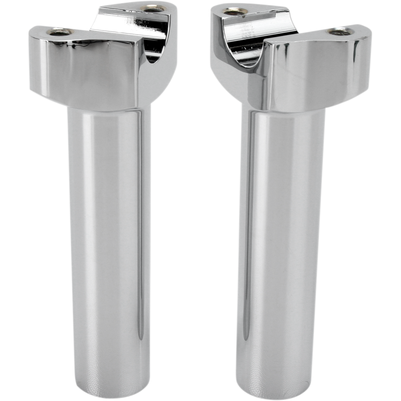 Drag Specialties Forged Aluminum Straight Riser, Chrome, 5.5"