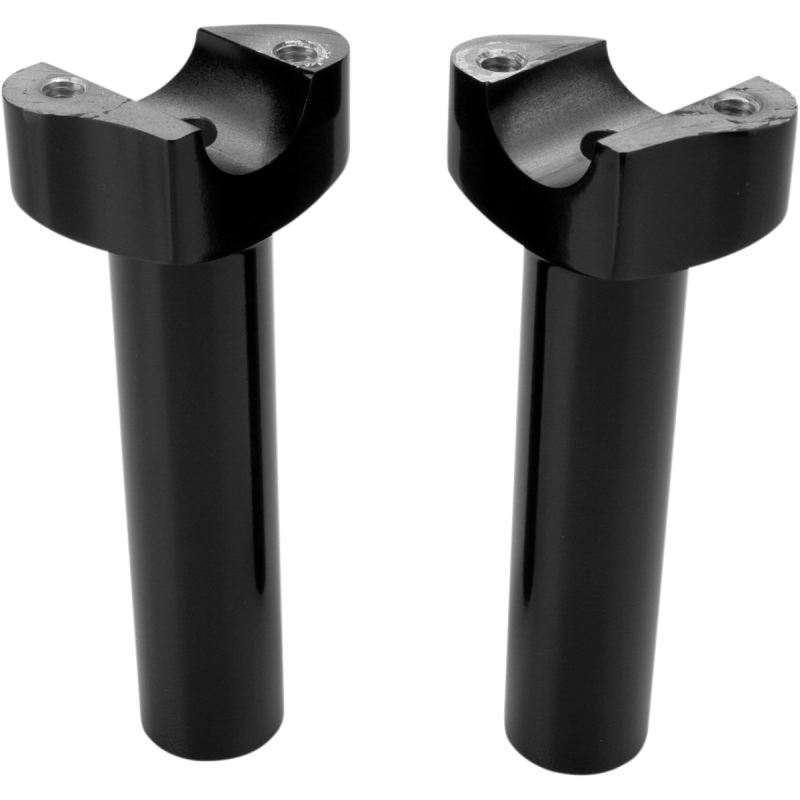 Drag Specialties Forged Aluminum Straight Riser, Black, 5.5"