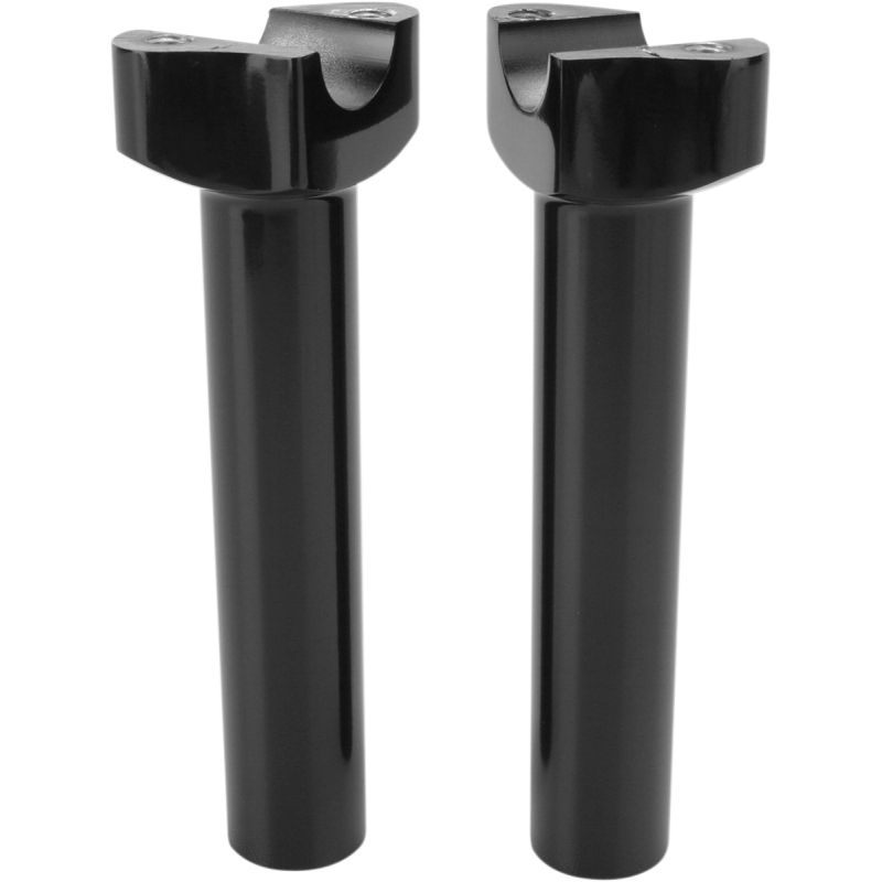 Drag Specialties Forged Aluminum Straight Riser, Black, 6.5"