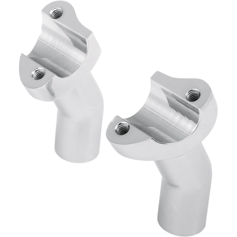 Drag Specialties Forged Aluminum Pullback Riser, Chrome, 3.5"