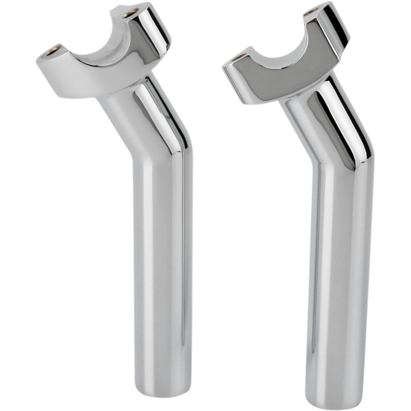 Drag Specialties Forged Aluminum Pullback Riser, Chrome, 6.5"