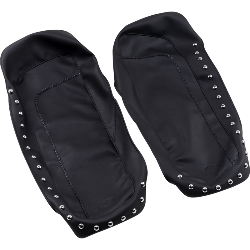Saddlebag Lid Covers Chrome Studs