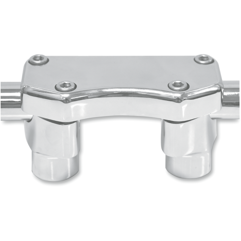 Riser/Clamp Kit 1" Dia Chrome 1 1/2"