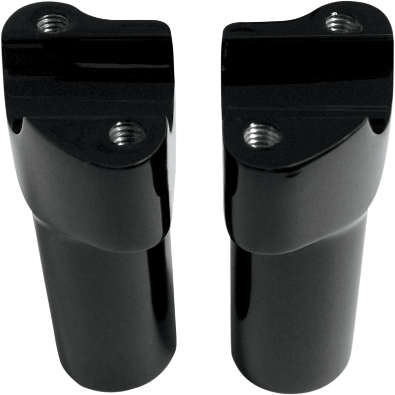 Riser/Clamp Kit 1" Dia Gloss Black 4"