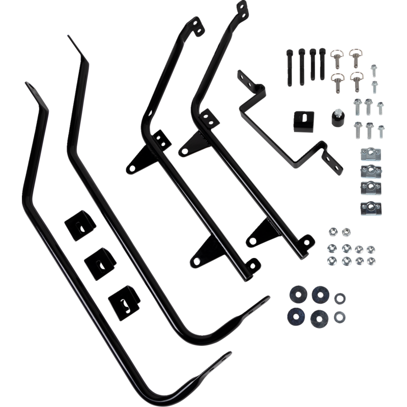 Bagger-Tail Saddlebag Mounts Black