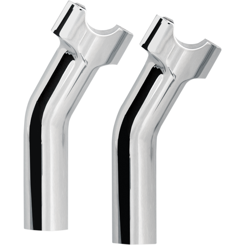 Chrome 5.5" Pullback Riser Set