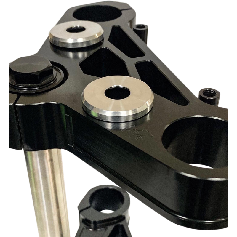 Handlebar Riser Damper Kit Raw Aluminum