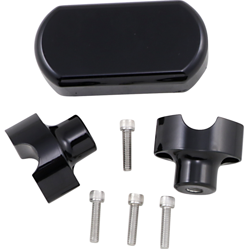 Solid Riser Kit Gloss Black 1.5"