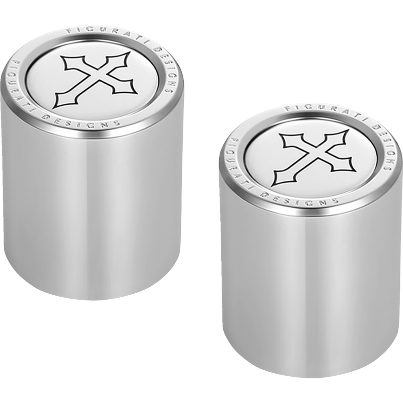 Docking Cover Mirror Polished w/ Cross