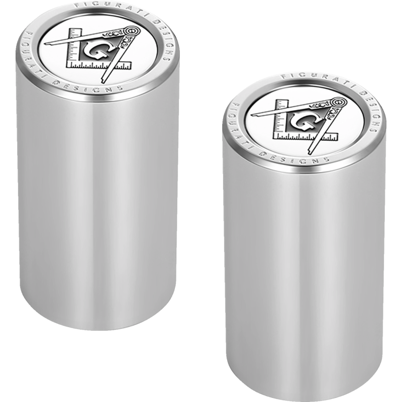 Docking Cover Mirror Polished w/ Masonic Emblem