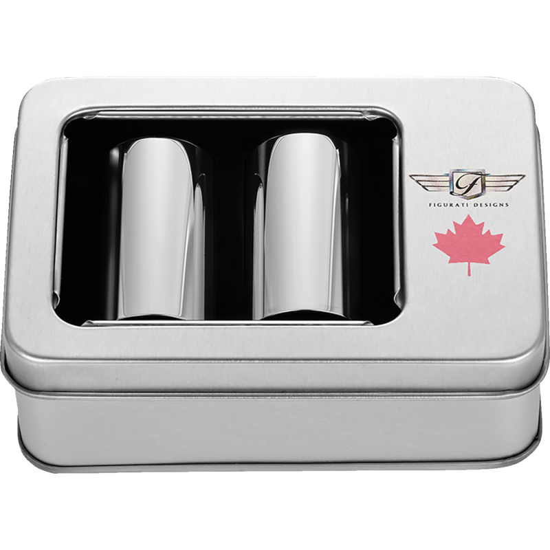 Docking Cover Mirror Polished w/ Red Maple Leaf