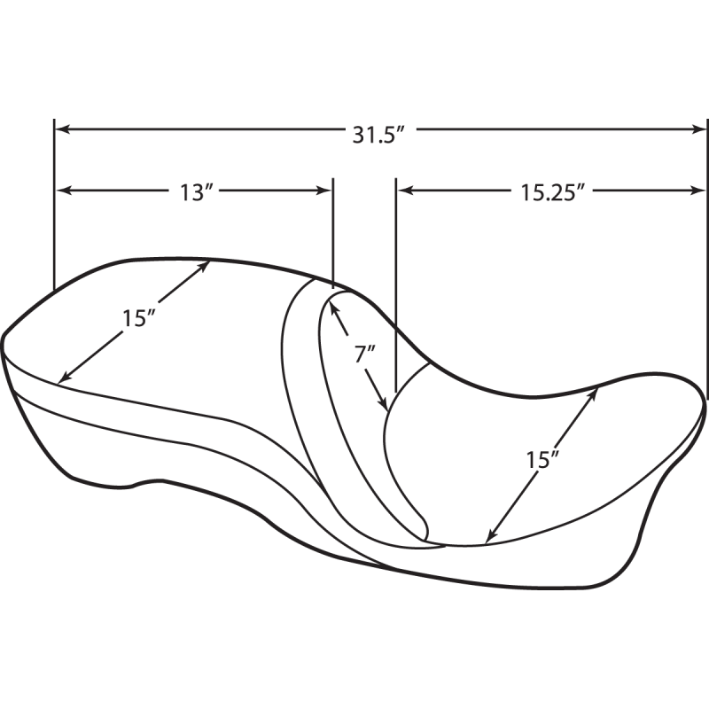 Large Touring Seat Pillow-style