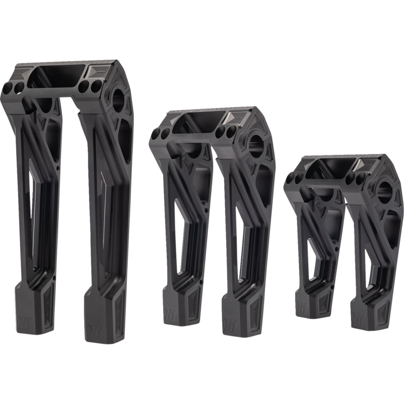 Fastback Riser Black 8"