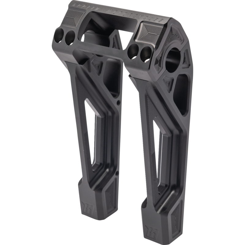 Fastback Riser Black 8"