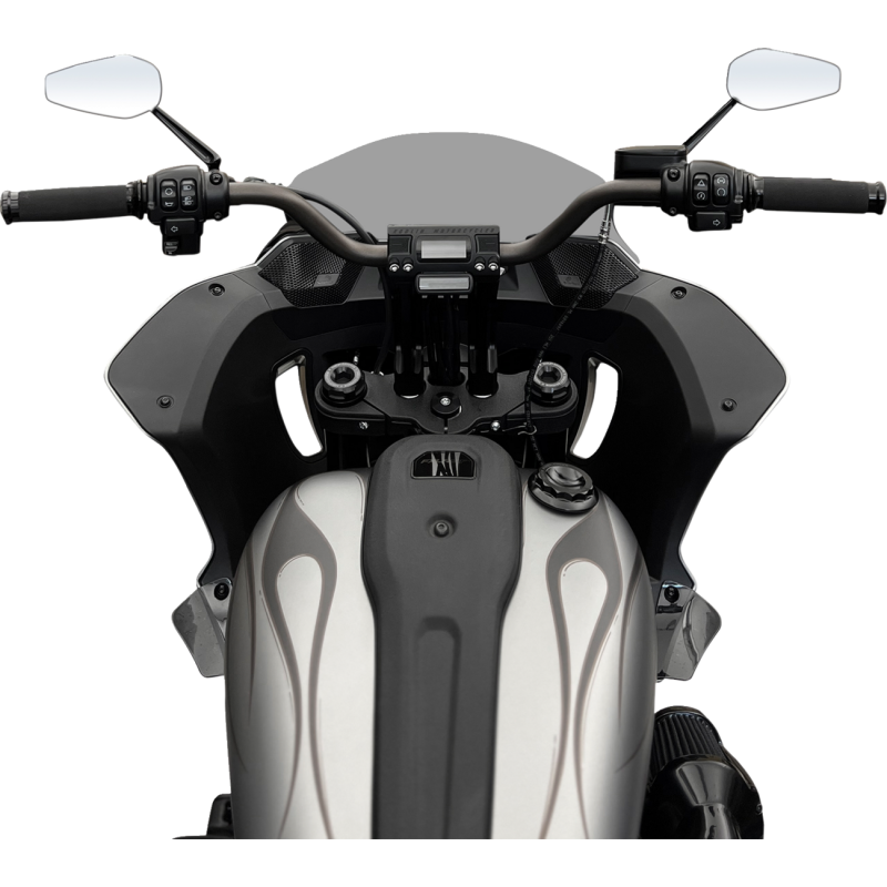 Fastback Riser Black 8"