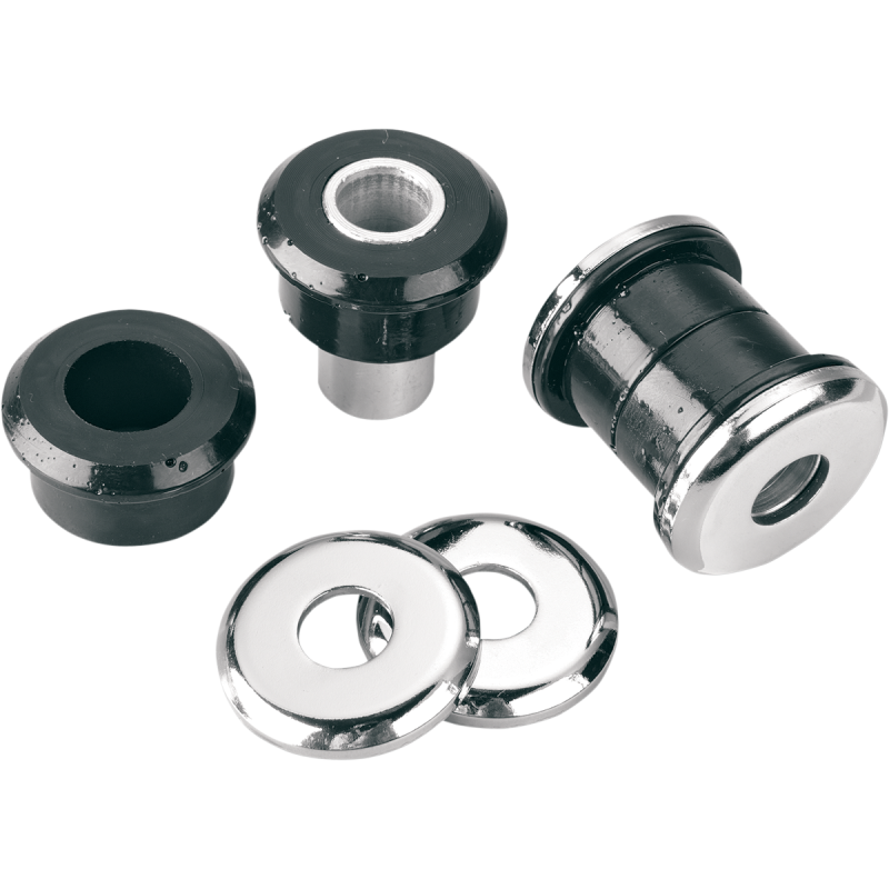 Arlen Ness Polyurethane Riser Bushing Kit - Chrome