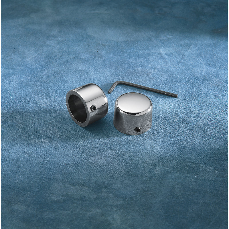 Drag Specialties Chrome Riser Bolt Caps