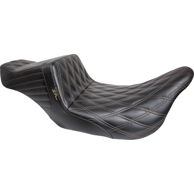 Le Pera Tailwhip Double Diamond Seat w/ Chestnut Thread