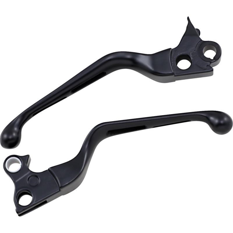 Slotted Wide Blade Lever Set Matte Black