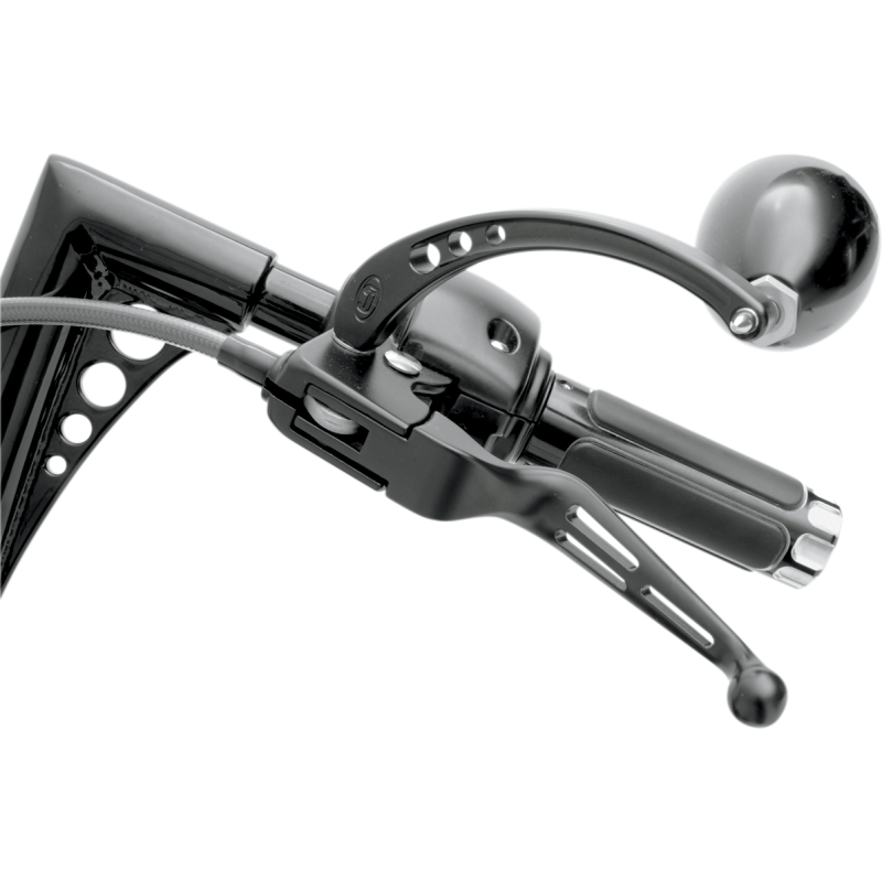 Slotted Wide Blade Lever Set Matte Black