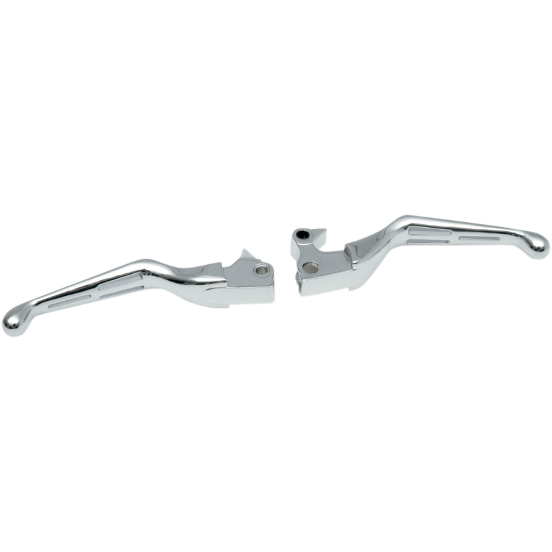 Slotted Wide Blade Lever Set Chrome