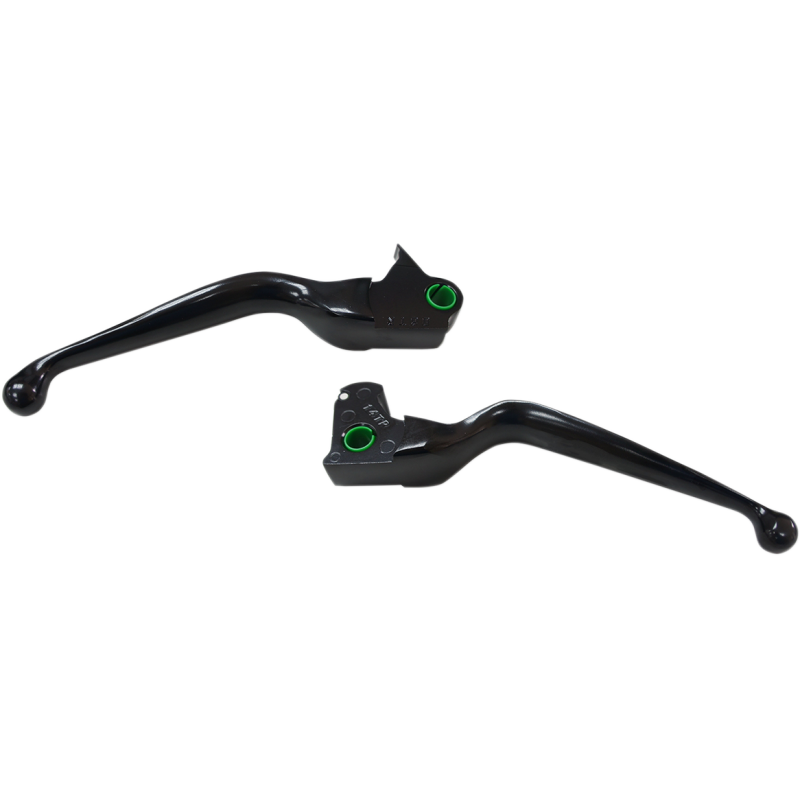 Wide Blade Lever Set Matte Black