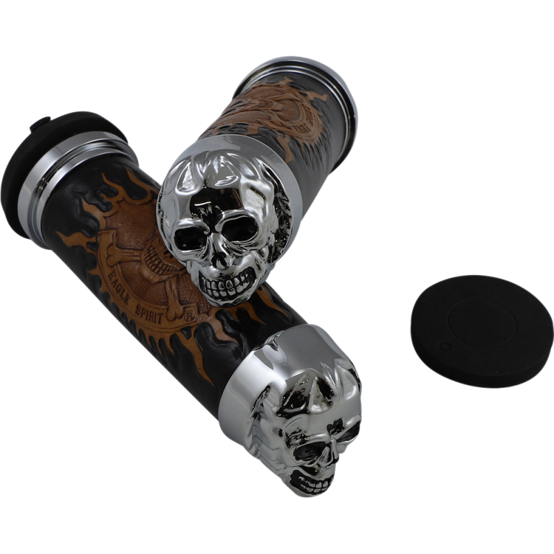 Drag Specialties Skull Grips