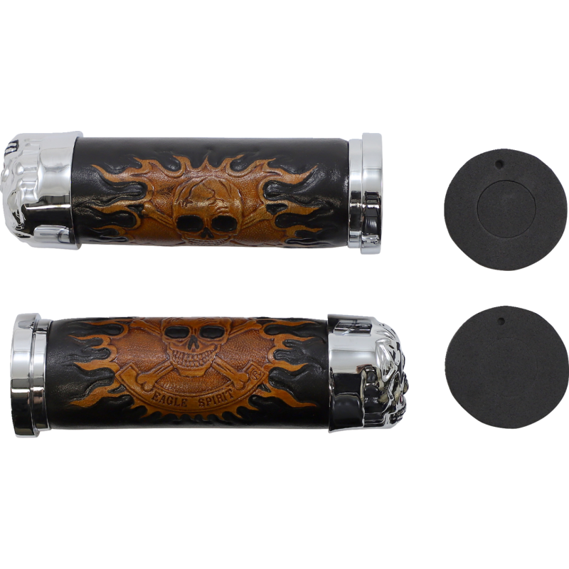 Skull Grips Red Eyes