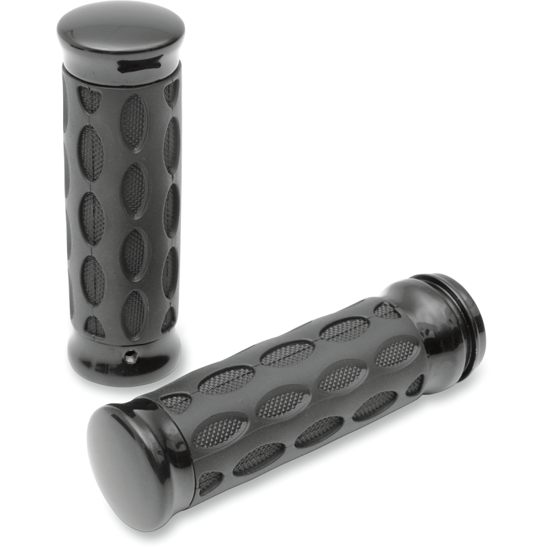 Black Custom Rubber Grips