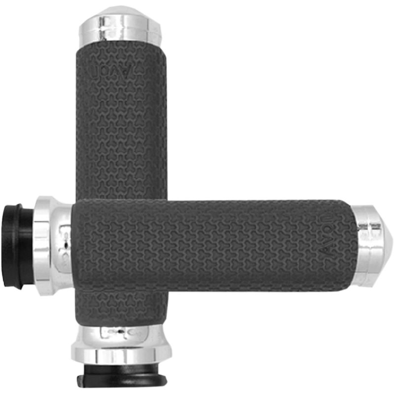 Memory Foam Grips Small Round Chrome