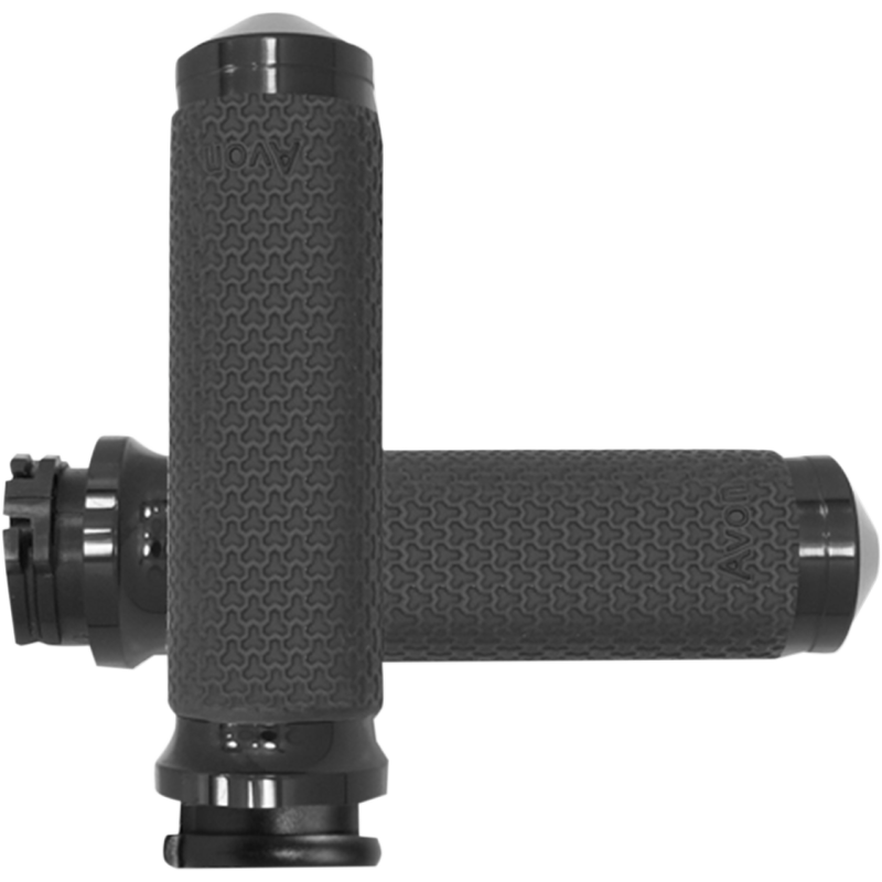 Memory Foam Grips Small Round Black Anodized