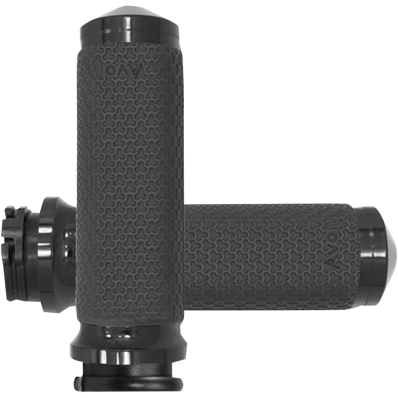 Memory Foam Grips Medium Round Black Anodized