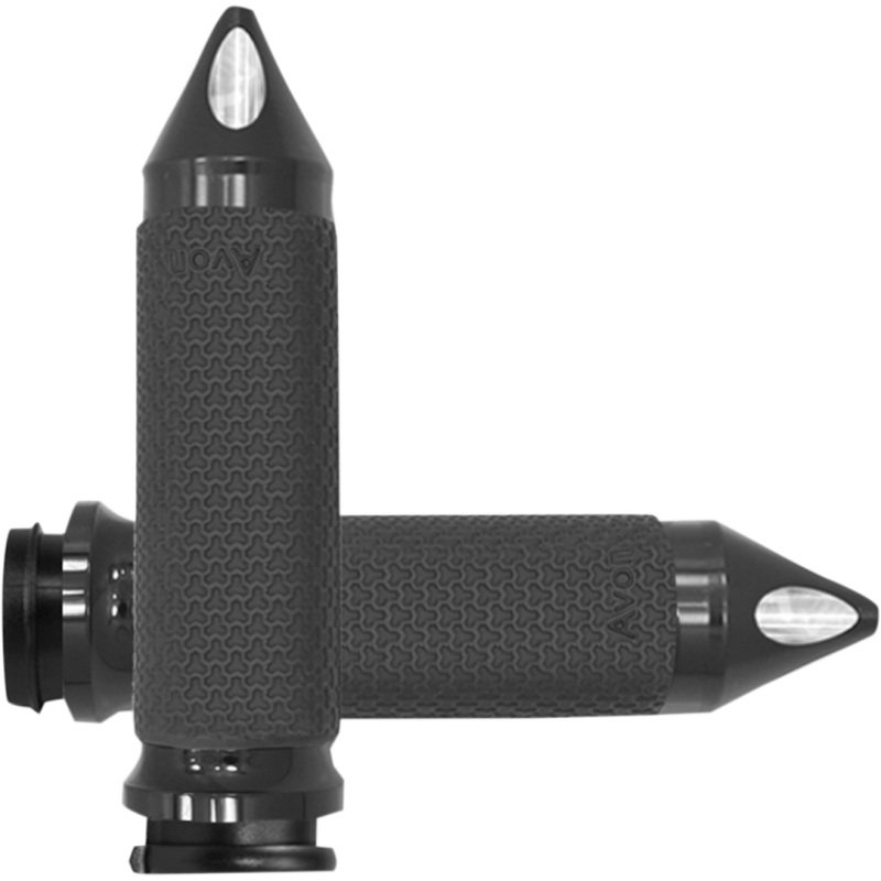 Memory Foam Grips Medium Spiked Black Anodized