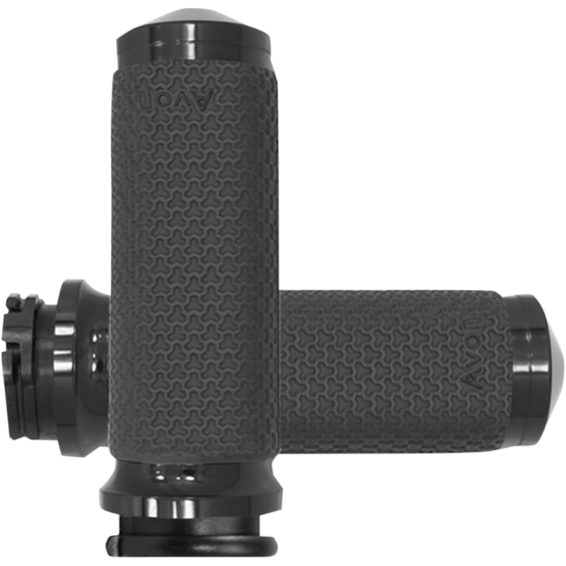 Memory Foam Grips Large Round Black Anodized