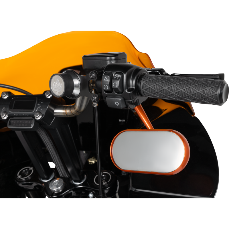 Arlen Ness Diamond Grips - Black Anodized