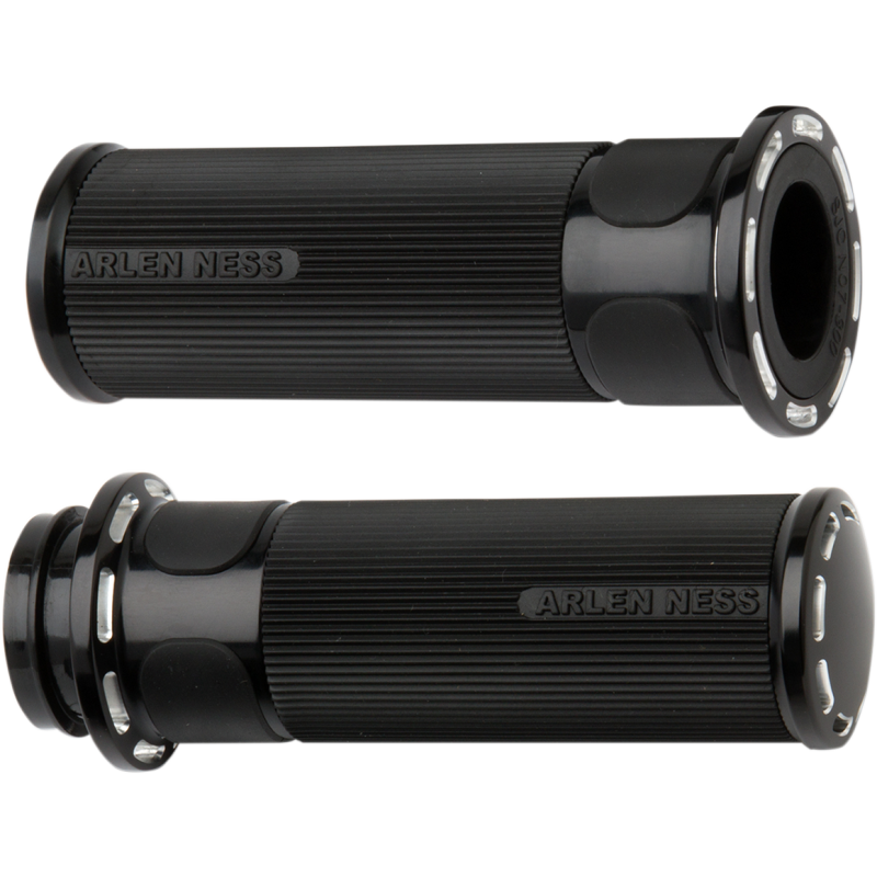 Fusion Slot Track Grips - Black Anodized - 99-17 Twin Cam
